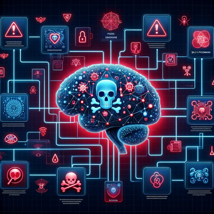 בינה מלאכותית רעילה. התמונה יוצרה בעזרת תוכנת הבינה המלאכותית DALEE 3 לאחר קריאת המאמר