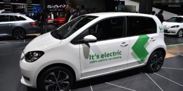 רכב חשמלי קטן של שקודה. המחשה: depositphotos.com