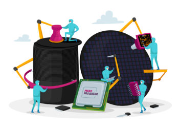 תהליך ייצור שבבים. המחשה: depositphotos.com