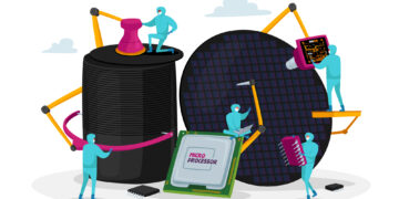 תהליך ייצור שבבים. המחשה: depositphotos.com