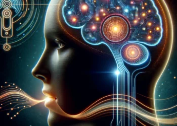 קריאת מחשבות לפני הפיכתן למילים. האיור הוכן באמצעות תוכנת DALEE לאחר קריאת הכתבה.