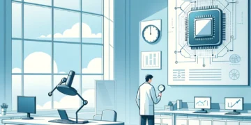 תעשיית השבבים ואתגרי שרשרת האספקה. האיור הוכן באמצעות תוכנת הבינה המלאכותית DALEE