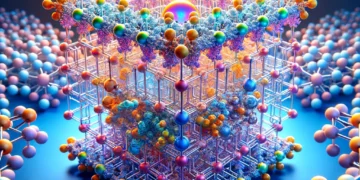 קיוביטים בטמפרטורת החדר. איור באמצעות DALEE