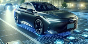 חיישנים לרכב. התמונה הוכנה באמצעות תוכנת הבינה המלאכותית DALEE