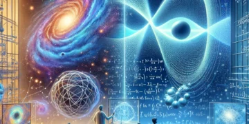 בינה מלאכותית חוקרת את היקום. התמונה הוכנה באמצעות תוכנת הבינה המלאכותית DALEE