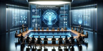 קוד פתוח לבינה מלאכותית. התמונה הופקה באמצעות תוכנת הבינה המלאכותית DALEE