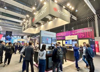 ביתן קייסייט בתערוכת MWC 2024 בברצלונה. צילום יחצ