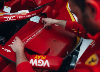 הארמן תשתף פעולה בניטור תא הנהג במכוניות פרארי