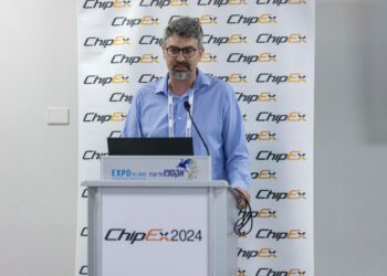 ד"ר דניאל צ'יבוטרו, היילו בכנס ChipEX2024. צילום: לנס הפקות