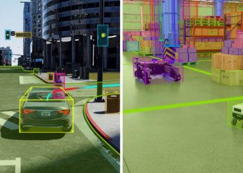 חיישן Omniverse Cloud Sensor של אנבידיה. צילום יחצ