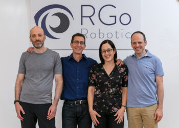 מימין: אסף אגמון – מייסד שותף ו-VP R&D, יעל פאינרו – נשיאה ו-CBO, אמיר בוסאני – מייסד שותף ומנכ"ל, ניצן חורש – מייסד שותף ו-CTO. קרדיט צילום: שירה וייס.