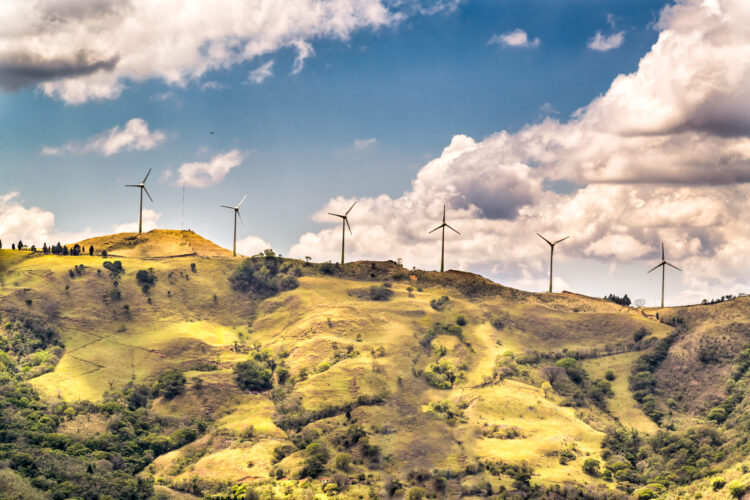 טורבינות רוח בקוסטה ריקה. המחשה: depositphotos.com