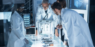 שבבים במעבדה ביוטכנולוגית. המחשה: depositphotos.com