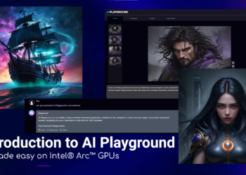 AI Playground. צילום יחצ, אינטל