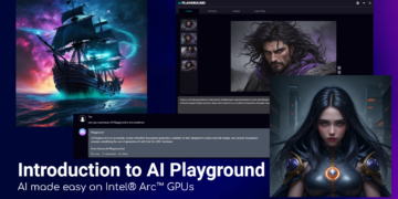 AI Playground. צילום יחצ, אינטל
