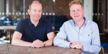 מייסדי גרפקור, סיימון נולס (משמאל) ונייג'ל טון. (מקור: גרפקור)