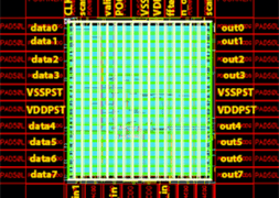 תכן השבב שפותח על ידי סטודנטים בטכניון בסיוע אפל. צילום: דוברות הטכניון