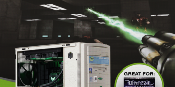 GF256 Retro Sleeper PC 1999. צילום יחצ, אנבידיה