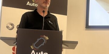 דניאל שוורצברג, ולנס בכנס AutoSens-InCabin c בברצלונה. צילום: אבי בליזובסקי