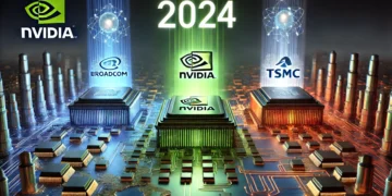 TSMC, אנבידיה וברודקום היו חברות השבבים הבולטות ב-2024