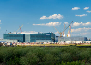 מפעל בהקמה השנה (2024) של סמסונג בטקסס. המחשה: depositphotos.com