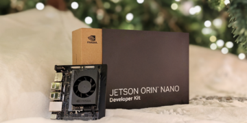 מחשב על קומפקטי Jetson Orin Nano Super. צילום יחצ, NVIDIA
