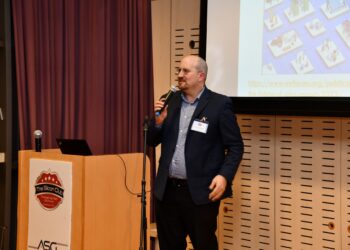 פרופ' יועד קנת במפגש פורום הסיליקון קלאב, 6/1/2025. צילום: שמואל אוסטר