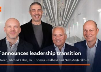 משמאל לימין - טים ברין, אחמד יחיא, תומאס קולפילד ונילס אנדרסקוב. צילום יחצ, גלובל פאונדריז