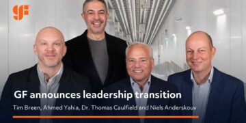 משמאל לימין - טים ברין, אחמד יחיא, תומאס קולפילד ונילס אנדרסקוב. צילום יחצ, גלובל פאונדריז