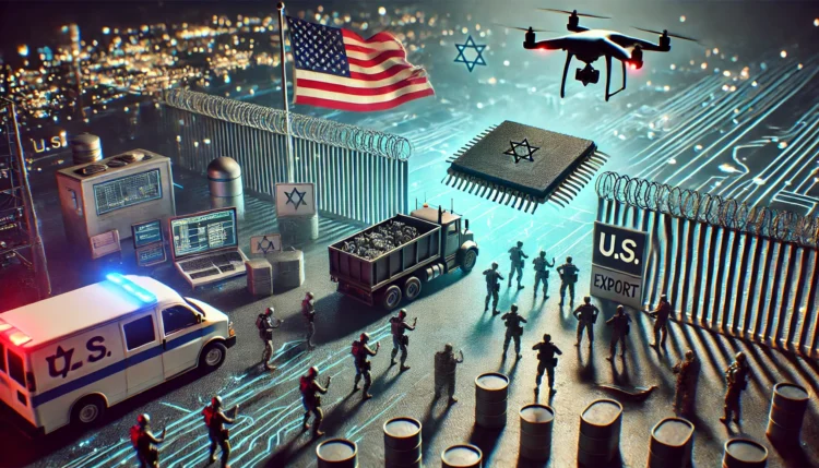 מגבלות יצוא שבבים מארה"ב לישראל. קרדיט: אבי בליזובסקי, באמצעות DALEE