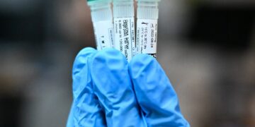 מבחנות ובהן זכרונות מיחשו בDNA. צילום: דוברות הטכניון