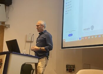 מנכ"ל למונייד דניאל שרייבר במפגש פורום הסיליקון קלאב, אפריל 2025. צילום: אבי בליזובסקי