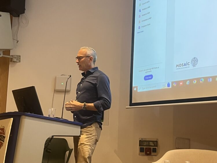 מנכ"ל למונייד דניאל שרייבר במפגש פורום הסיליקון קלאב, אפריל 2025. צילום: אבי בליזובסקי