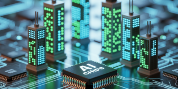 שבבי בינה מלאכותית מביאים לדמוקרטיזציה. איור: אבי בליזובסקי באמצעות Ideogram.ai