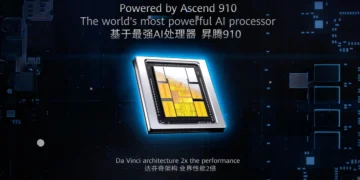 שבב Huawei Ascend 910C – תחת המגבלות החדשות של משרד המסחר האמריקאי (צילום: Huawei)