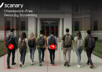 הדמיה של מערכת החישה של סקנרי. קרדיט Scanary