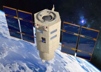 הדמיה של הלוויין NAOS. איור: EHB Italia