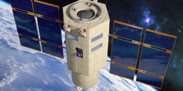 הדמיה של הלוויין NAOS. איור: EHB Italia