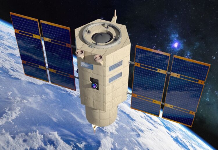 הדמיה של הלוויין NAOS. איור: EHB Italia