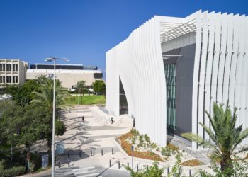 המבנה החדש של מרכז הננו באוניברסיטת תל אביב. צילום: הראל גלבוע