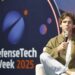 שון מגייור, סקויה קפיטל בכנס DEFENCE TECH ישראל, דצמבר 2025. צילום: חן גלילי