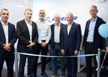 חנוכת שיתוף הפעולה בין בואינג לאוניברסיטת בן גוריון. צילום: דני מכליס, אוניברסיטת בן גוריון