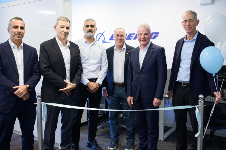 חנוכת שיתוף הפעולה בין בואינג לאוניברסיטת בן גוריון. צילום: דני מכליס, אוניברסיטת בן גוריון