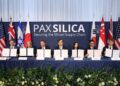טקס החתימה הראשוני על הקמת PAX SILICA שהתקיים בדרום קוריאה ב-12 בדצמבר 2025. מתוך רשת X