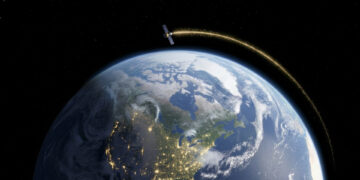 בינה מלאכותית בחלל. איור של אנבידיה לכנס GTC26.