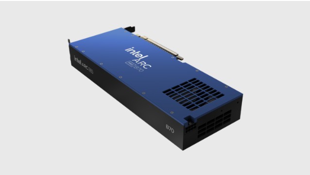 Arc pro b70. צילום יחצ אינטל