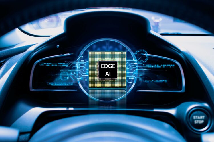 מכונית אוטונומית מונחית בינה מלאכותית בקצה צילום: 123RF