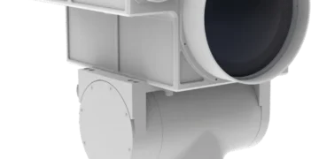 מערכת מולטי־סנסורית ממשפחת LANTIS של RP Optical, המשלבת חישה חזותית ותרמית עם אפשרות לשילוב מצלמת SWIR ומד טווח לייזר. צילום: RP Optical